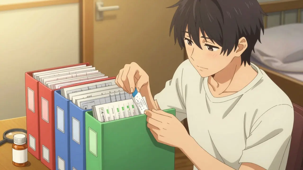 How to Store Prescription Labels and Leaflets for Future Reference